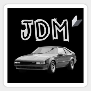 Toyota Celica Supra Black and White JDM Design Sticker